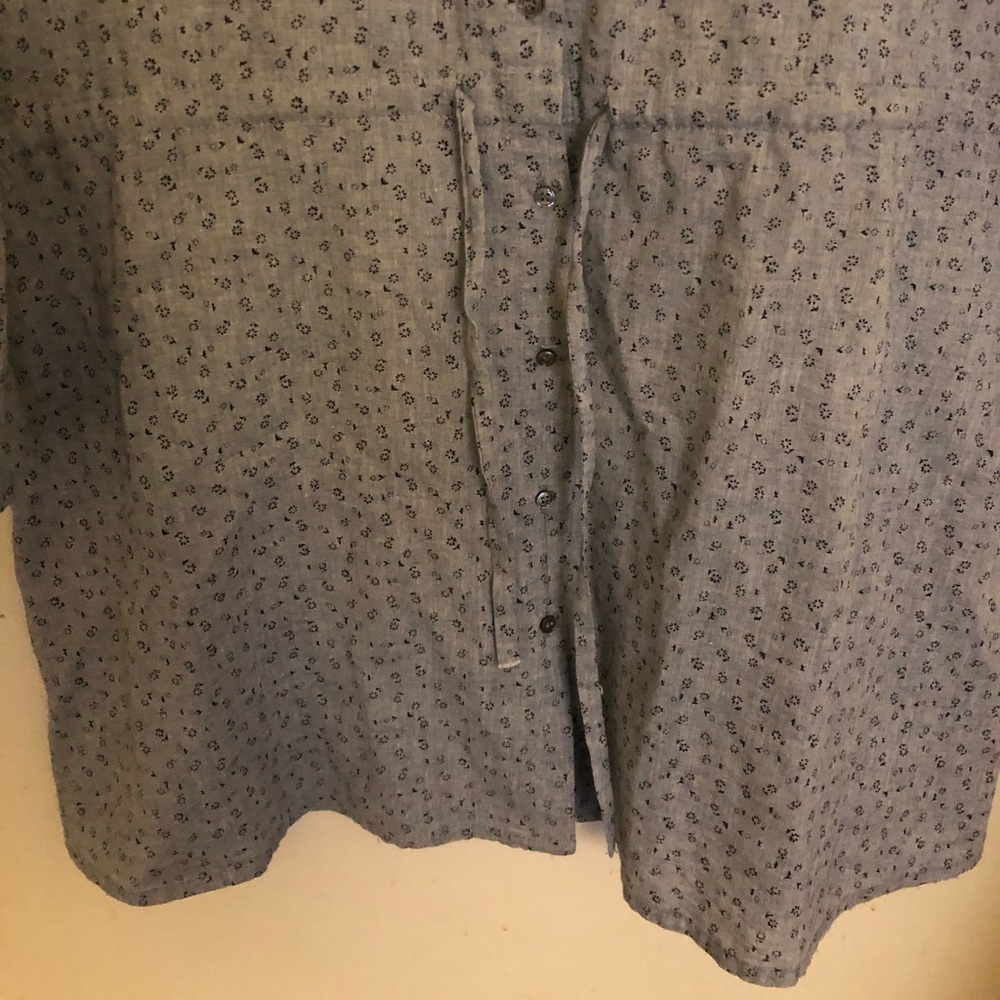 100% cotton very soft blue designer dress - Picture 5 of 6